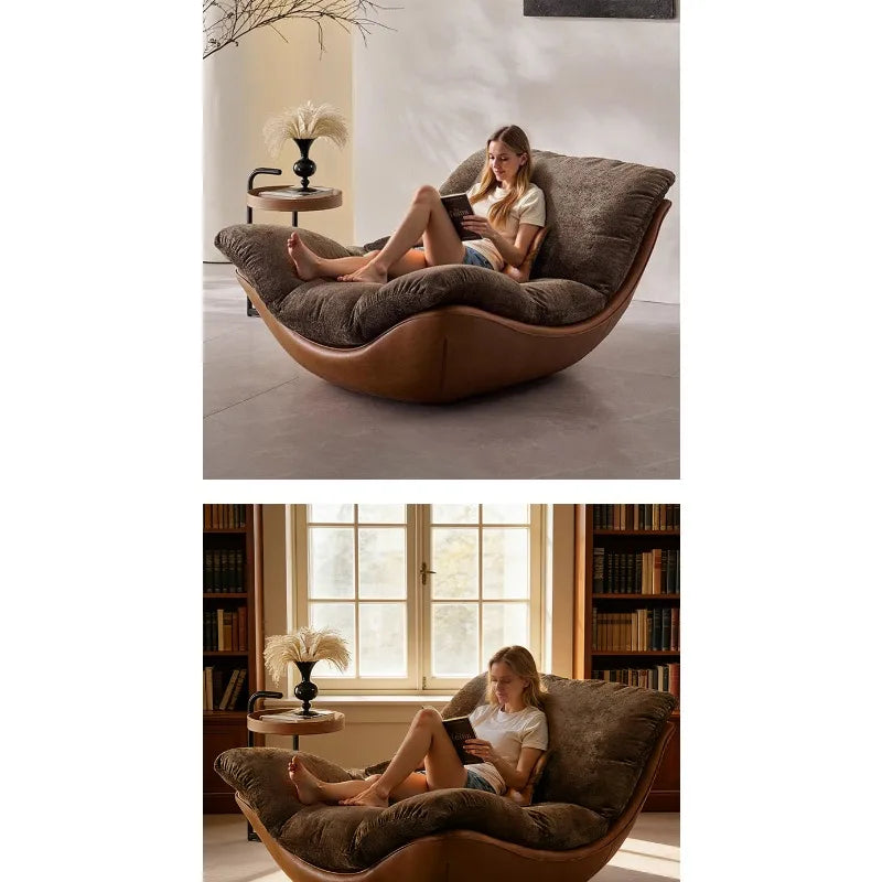 Office Home Balcony Leisure Chair Living Room Single Lazy Sofa Chair