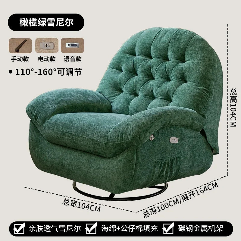 Re Plica Heating USB Sofa Luxury Elegant RotatableVoice Control Single Small Chaise Couch Lounge Nordic Muebles Trendy Furniture