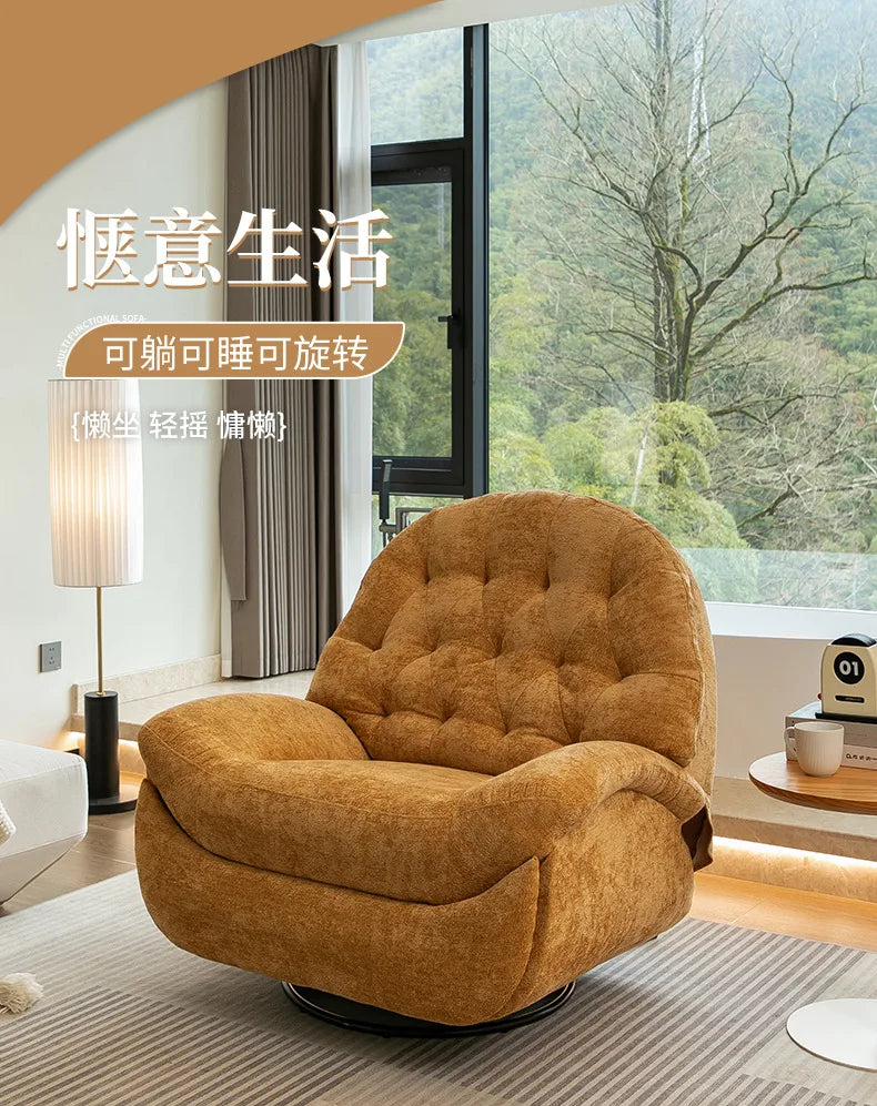 Multifunctional lazy sofa first class  living room sofa chair sleeping recliner electric single Internet celebrity