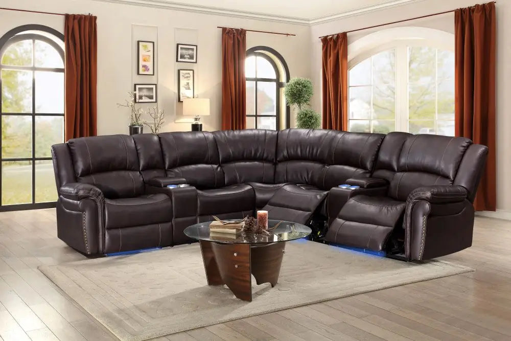 Modern recliner sofa chair Two Seater couch Living Room Sofa Set High Quality Home Furniture sectional sofa Synthetic Leather