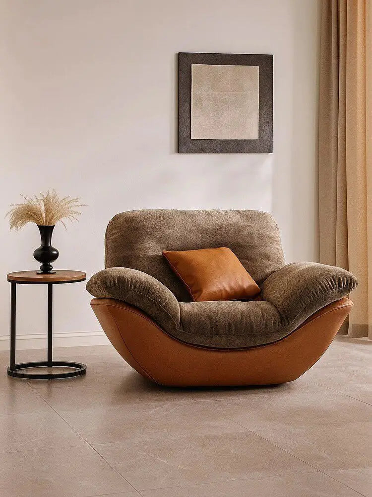 Relaxing Lounge Living Room Chairs Brown Classic Ergonomic Cute Living Room Chairs Oversized Sillones Modernos Furniture Home