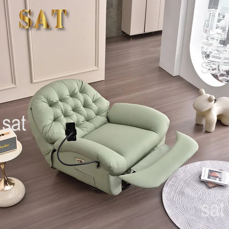 y Popular Multifunctional Reclining Chair Single Sofa Electric Leisure Modern Swivel Recliner Lounge for Living Room Furniture