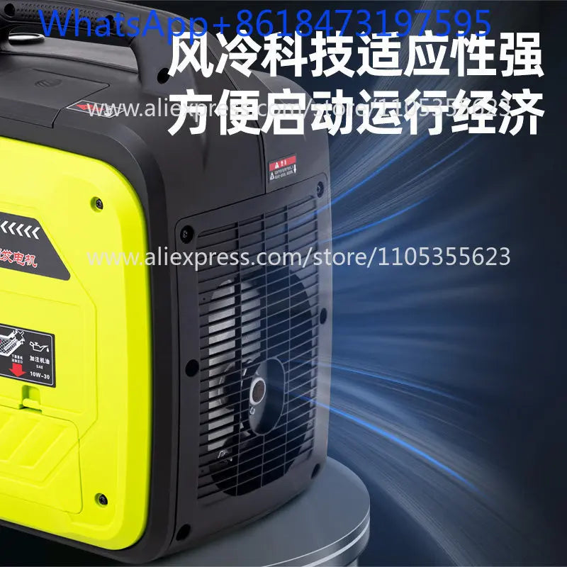 generator 220v high power small household frequency conversion silent mini outdoor camping portable