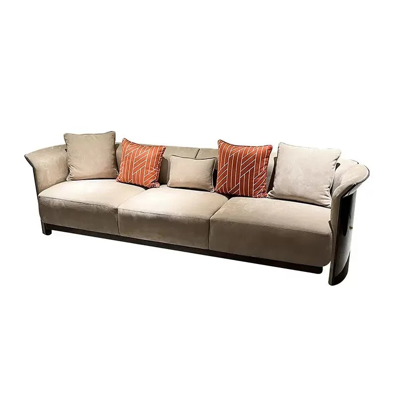 %^High Quality Sectional Sofa 3 Seater Boucle Fabric Sofa Set Living Room for Home