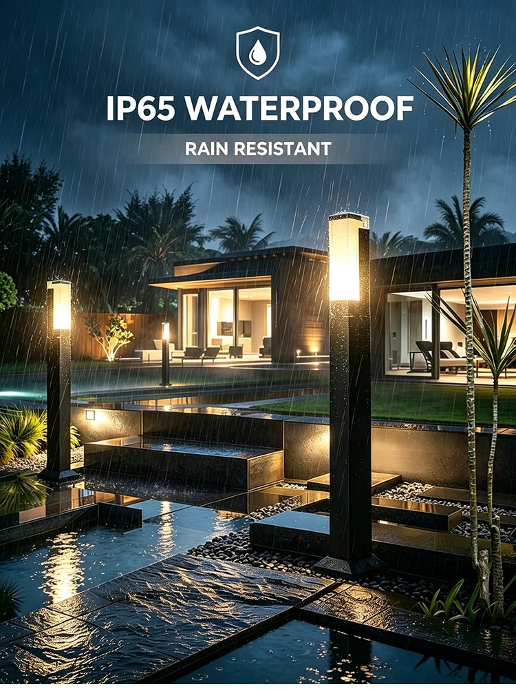 Outdoor LED Lawn Lamp 30CM 60CM 80CM 85~265V Waterproof IP65 Aluminum Acrylic Street light For Garden Courtyard Villa Lighting