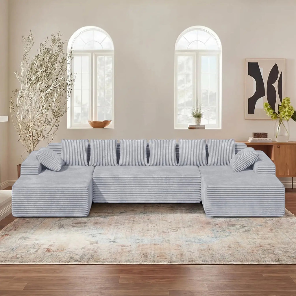 Modular Sectional Sofa Couches L-Shape Couch 3 Seat Modular Sofa Memory Foam Sectional Couches for Living Room,, Customized