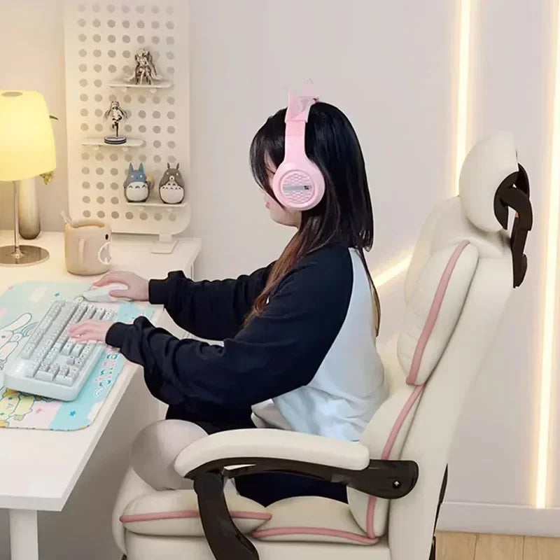 Gaming Chair Reclining Swivel Computer Desk Chair with High Back Support Streamer Live Broadcasting Office Chair for Home
