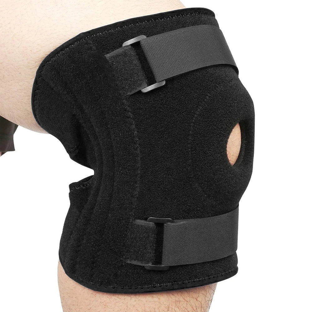 1PC Knee Brace for Men &Women - Adjustable Patella Compression Knee Support for Arthritis,Plus Size Knees Brace Side Stabilizers