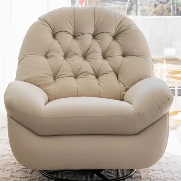2026 Manual operation rotation  Lazy couch  high quality comfortable Modern Lounge Single Recliner Sofa