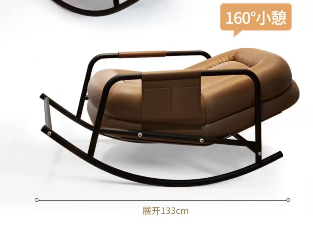 Lazy sofa rocking chair household sofa chair balcony leisure chair living room single rocking  human kennel recliner