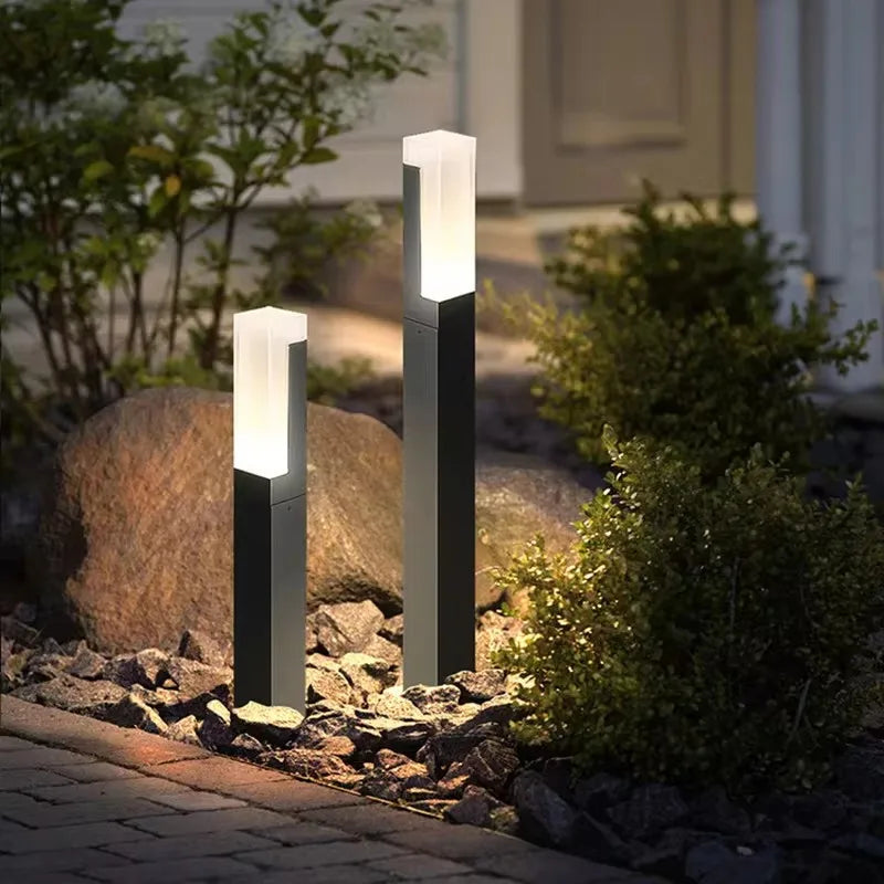 Outdoor LP65 Waterproof Lawn Light LED 10W Aluminum Acrylic Light, Park Square Garden Courtyard Landscape Light AC85-265V