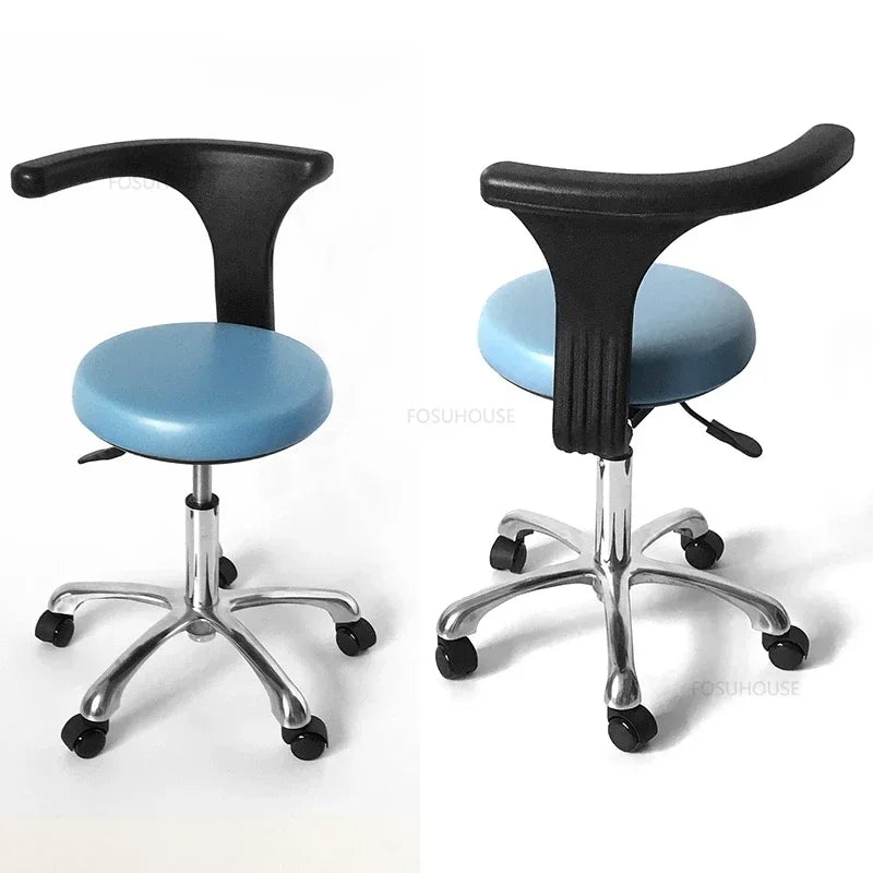 Modern Minimalist Barber Chair Dentist Backrest Stool Liftable Bar Swivel Chairs Beauty Salon Special Beauty Pulley Stool Q