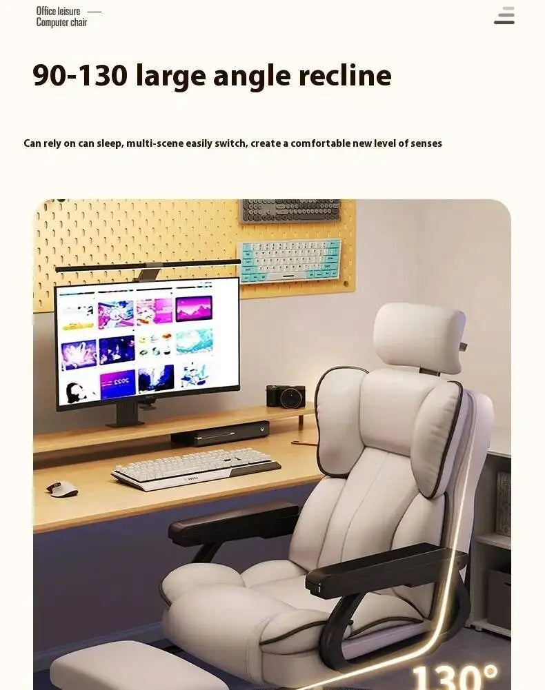 Comfortable Gamer Pc Vanity Game Bedroom Gamming Chair Office Height Swivel Meeting Adjustable Bureau Meuble Office furniture