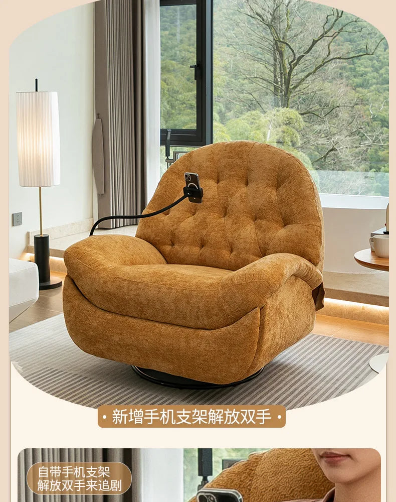 Multifunctional lazy sofa first class  living room sofa chair sleeping recliner electric single Internet celebrity