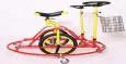 Ice bike, tandem ski, bicycle ice skate