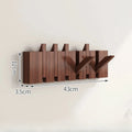 1pcs Wooden Coat Rack Wall Mounted Coat Rack Wall Mounted with Hooks for Hanging Coats/keys/hats/robes and Towels/plants/bags