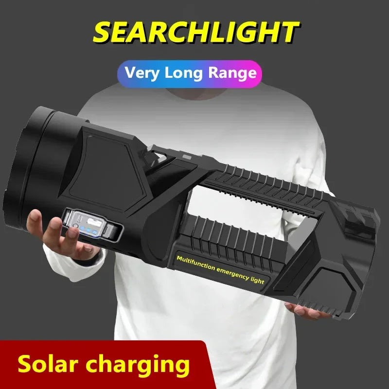 Powerful P70 LED Work Light USB Rechargeable Searchlight Spotlight Portable Flashlight Camping Lantern Torch Floodlight