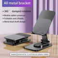 360° Rotation Metal Phone Holder Portable Foldable Desktop Tablet Stand For iPhone Samsung Xiaomi iPad Air Cellphone Bracket