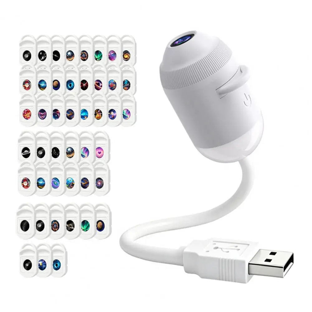 Car Roof Galaxy Night Light USB Star Projector Light 24 in 1 Touch Control Flexible Hose For Bedroom Auto Atmosphere Lamp