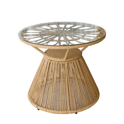 Rattan Chair Three Piece Set Balcony Table Modern Outdoor Furniture Combination Armrest Single Rattan Sofa Outdoor Chairs