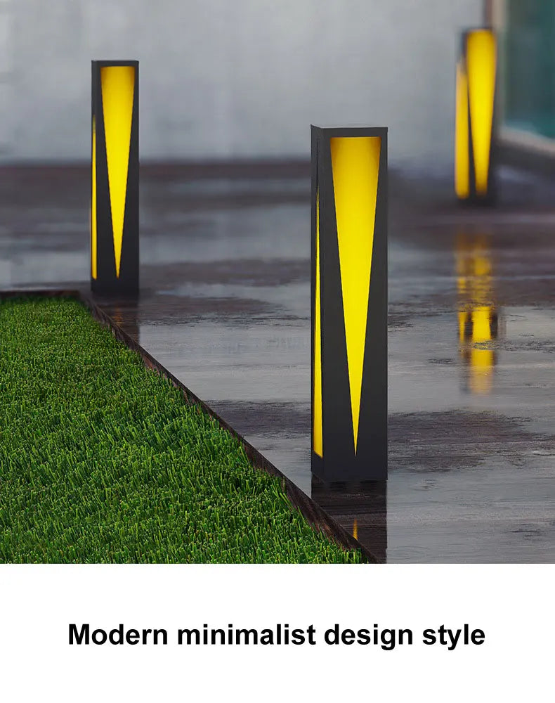 Outdoor Waterproof LED Landscape Light for Lawn Villa Community - Energy Efficient Courtyard Lighting with Electric Connection