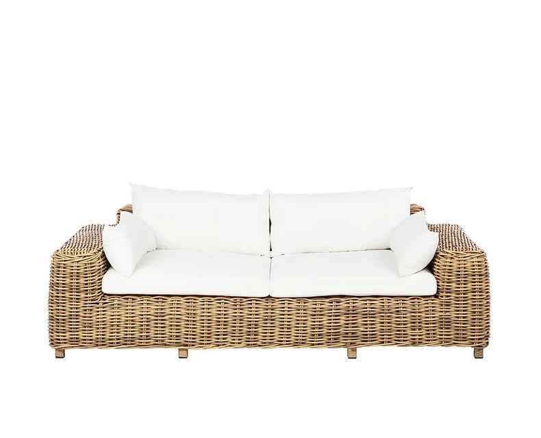 Outdoor rattan sofa combination courtyard terrace leisure waterproof sunscreen balcony rattan chair outdoor villa garden