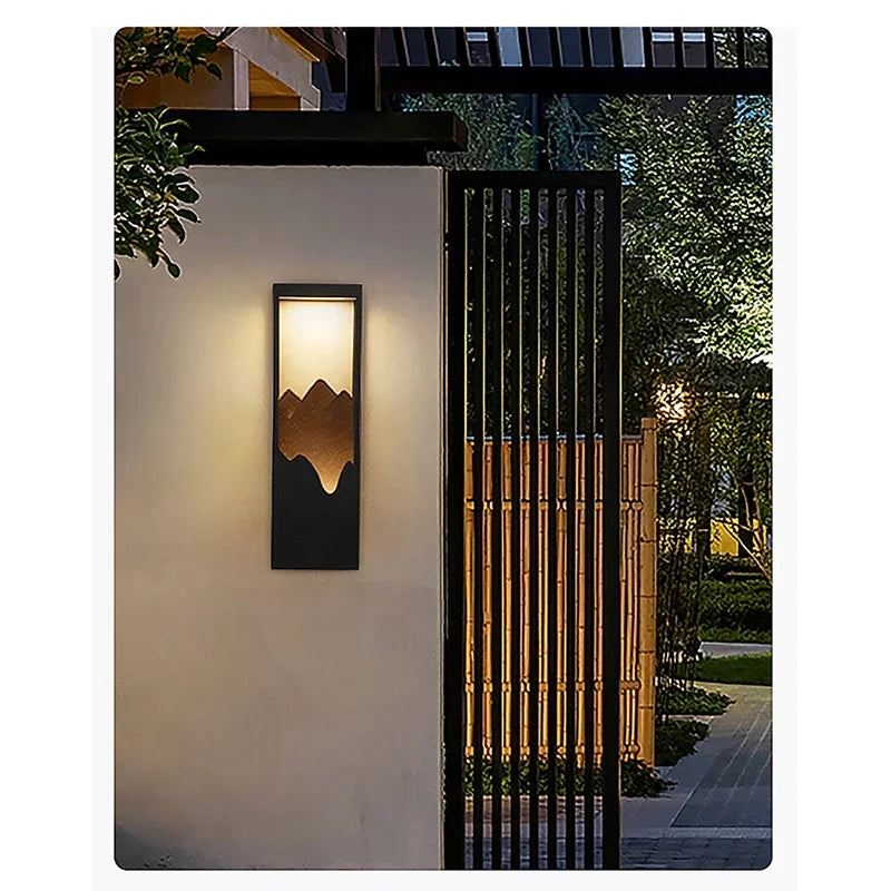 Contemporary LED Outdoor Wall Lamps Electric Simplicity Waterproof Balcony Hallway Courtyard Villa Gate Hotel