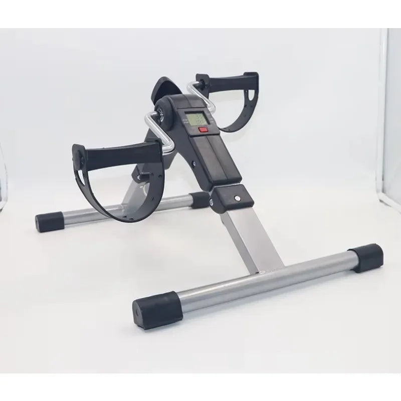Mini Exercise Bike Pedal Exerciser Resistance Cycle Arm Leg Folding Exerciser Fitness