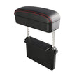 Car Seat Gap Armrest Box Height Adjustable Auto Elbow Support Arm Rest Cushion, PU Leather Car Center Console Storage Organizer