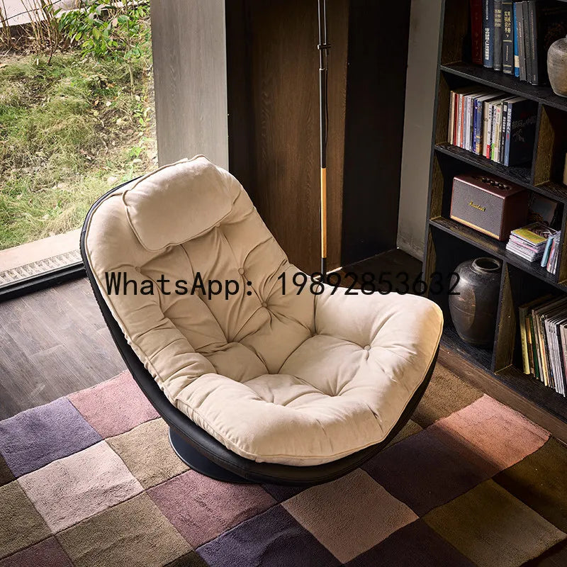 H11-  Single Sofa Chair Lazy Rotating Balcony Lounge Chair High-End Reclining Chair for Living Room