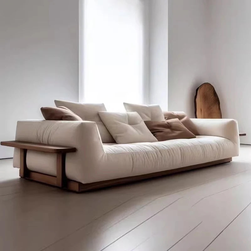 Beige Puff Living Room Sofas Designer Vintage Two Person Single Living Room Sofas Floor Modern Divano Moderno Furniture Home