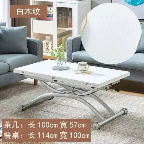 Small White Coffee Tables Nordic Design Rectangular Coffee Tables Bedroom Minimalist Mesas Table Basse Pour Salon Home Furniture