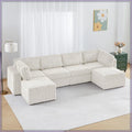 Modular Sectional Sofa Couches L-Shape Couch 3 Seat Modular Sofa Memory Foam Sectional Couches for Living Room,, Customized