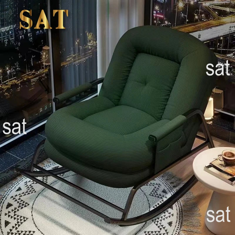 # Best-Selling Modern Minimalist Lounge Chair with Comfortable Fabric Rocking Chair Furniture for Living Room