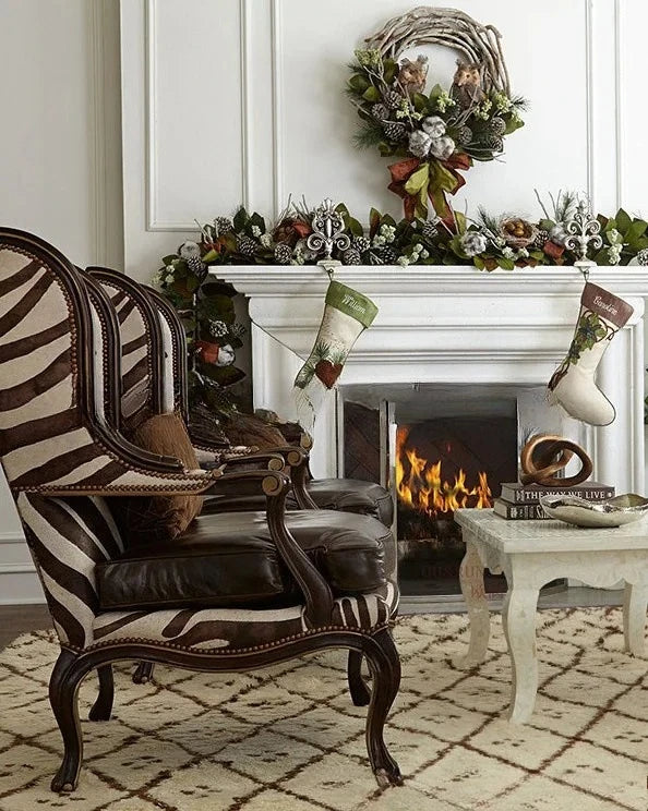 American solid wood tiger chair custom furniture simple modern living room leather soft bag single sofa leisure chair