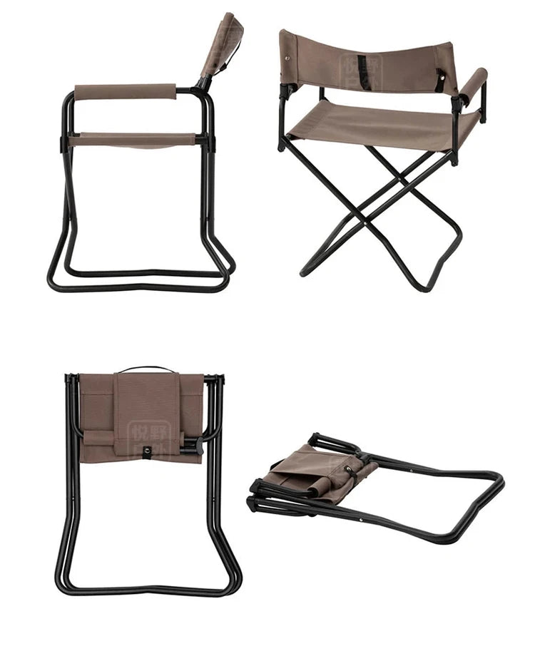 Xuefeng Outdoor Camping Portable Folding Chair Lightweight Wide Chair Casual Classic