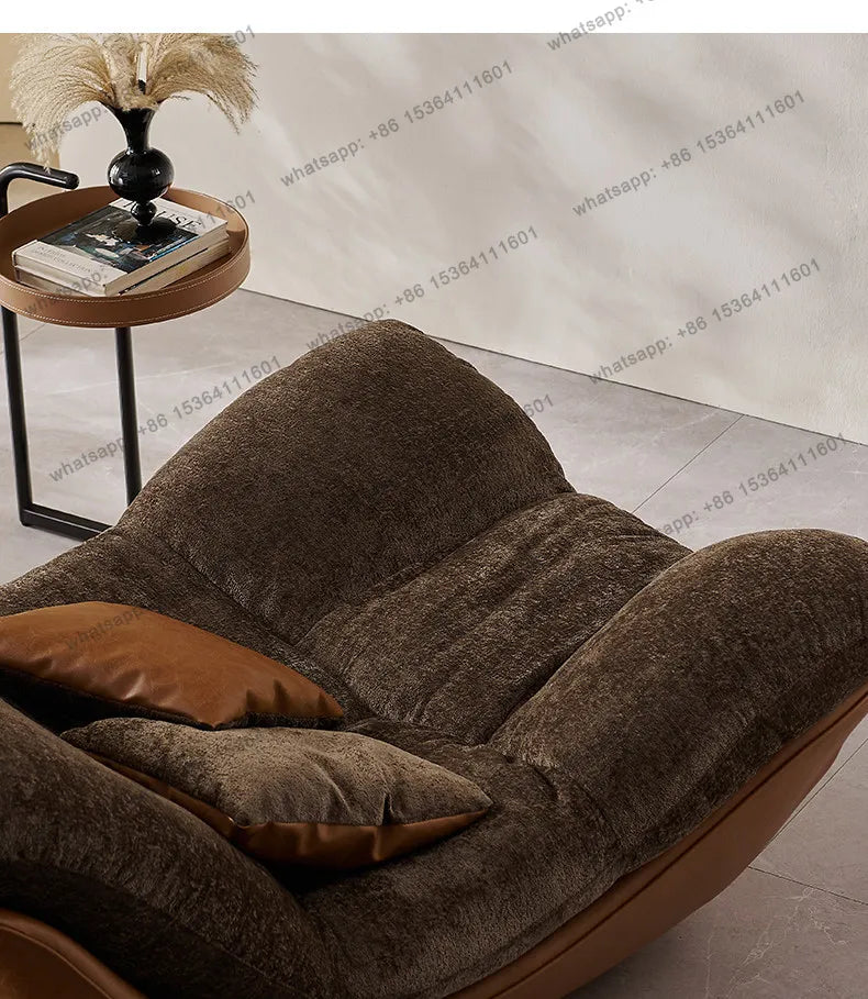 Nordic creative modern minimalist living room leisure chair sofa lazy sofa bedroom senior chair