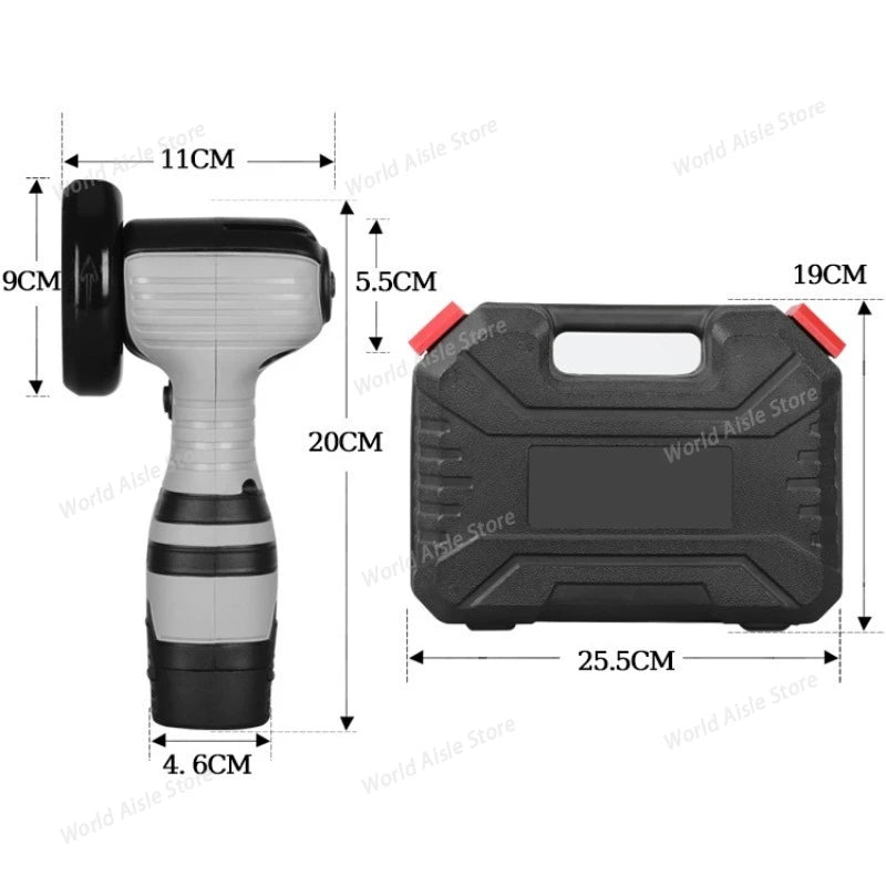 16.8V Cordless Electric Angle Grinder Lithium Battery Polishing Grinding Machine Diamond Power Grinder  One Battery