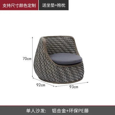 Wood Nordic Garden Furniture Sets Armchair Boho Garden Furniture Sets Fabric Balkoni Giardino Arredo Patio Furniture Outdoor Set