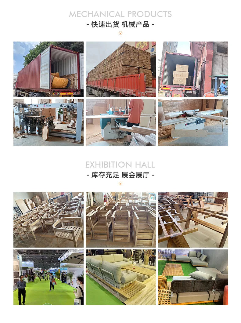 Outdoor Sofa, Patio Furniture, Teak Sofa, Anti-Corrosion And Sun-Resistant, Outdoor Terrace, Solid Wood Sofa, Leisure Outdoor Fu