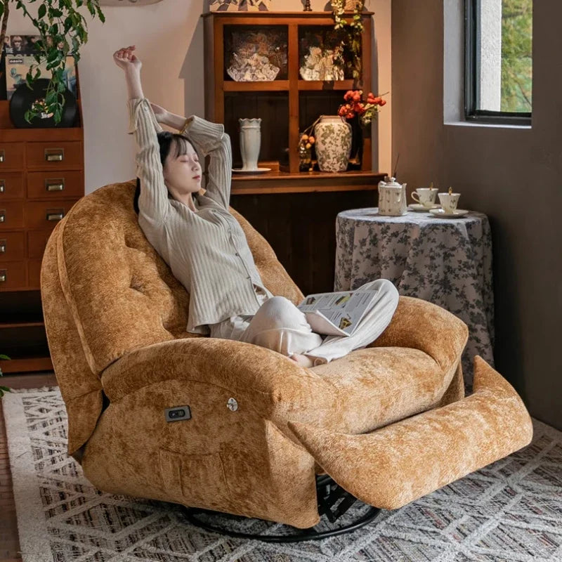 Re Plica Heating USB Sofa Luxury Elegant RotatableVoice Control Single Small Chaise Couch Lounge Nordic Muebles Trendy Furniture