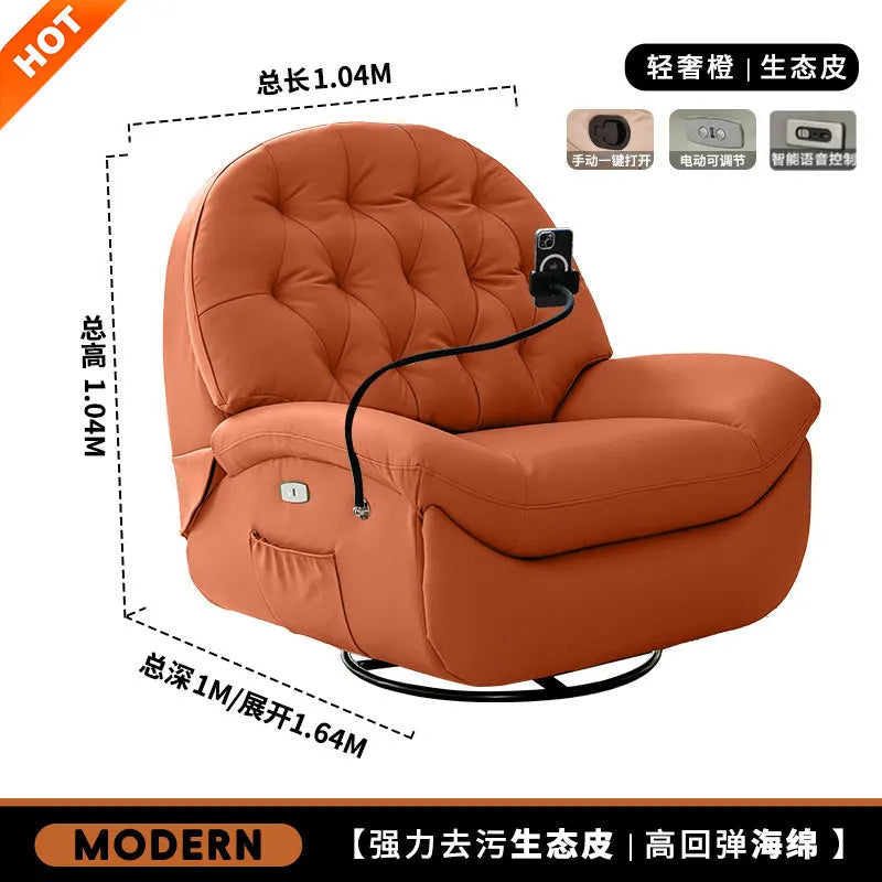 Terrasse Bedroom Living Room Chairs Lounge Relax Cozy Balcony Recliner Chair Accent Designer Mobili Per Il Soggiorno Furniture