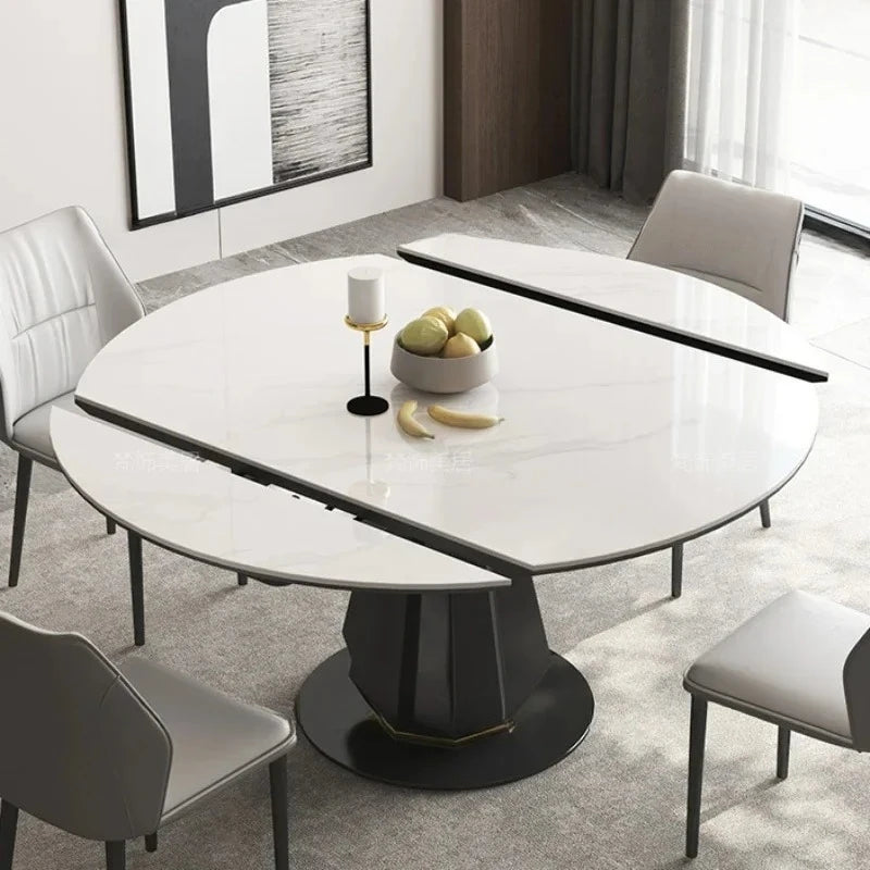 Dining Table Rectangular Round Kitchen Extendable Designer Restaurant Tables