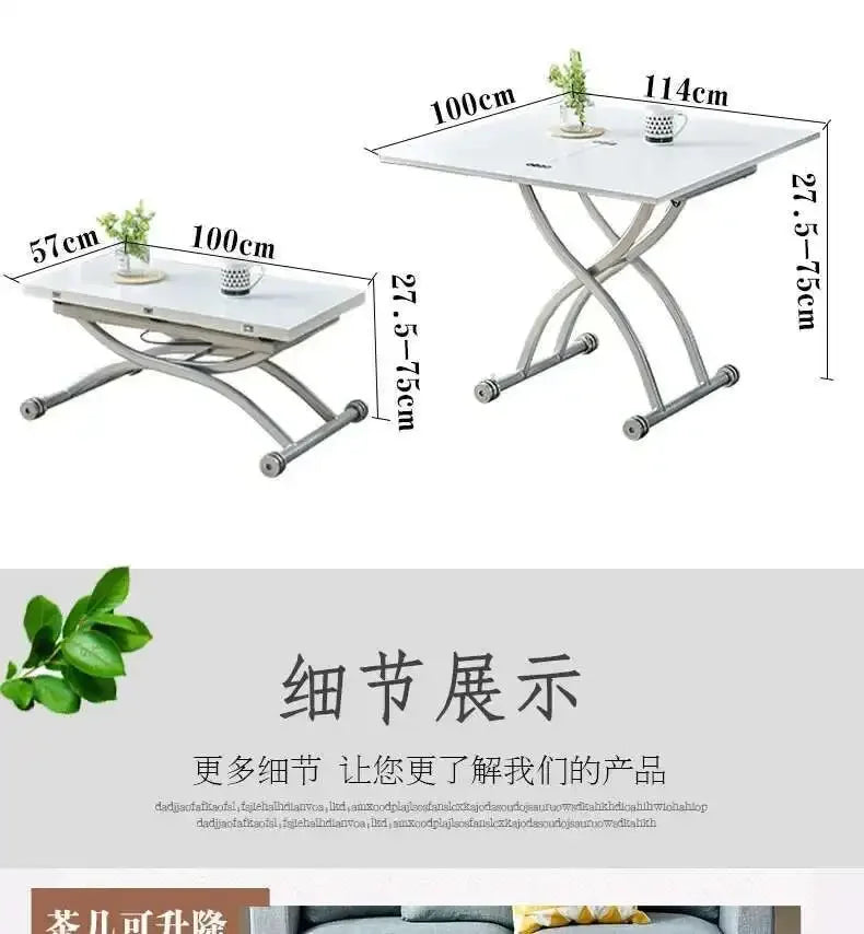 Small White Coffee Tables Nordic Design Rectangular Coffee Tables Bedroom Minimalist Mesas Table Basse Pour Salon Home Furniture
