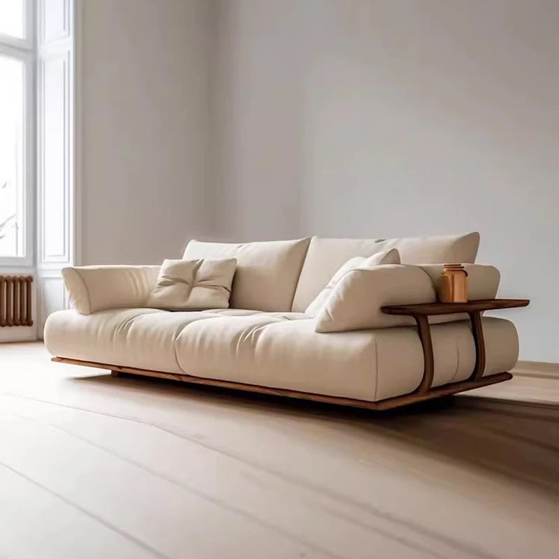 Beige Puff Living Room Sofas Designer Vintage Two Person Single Living Room Sofas Floor Modern Divano Moderno Furniture Home