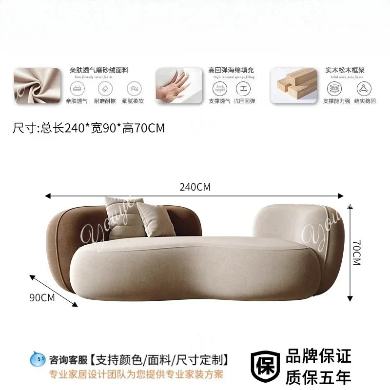 Set Floor Lazy Accents Designer Recliner Daybed Sectional Puff Sofa Corner Muebles Modern Home Luxury Living Room Furniture Sofa