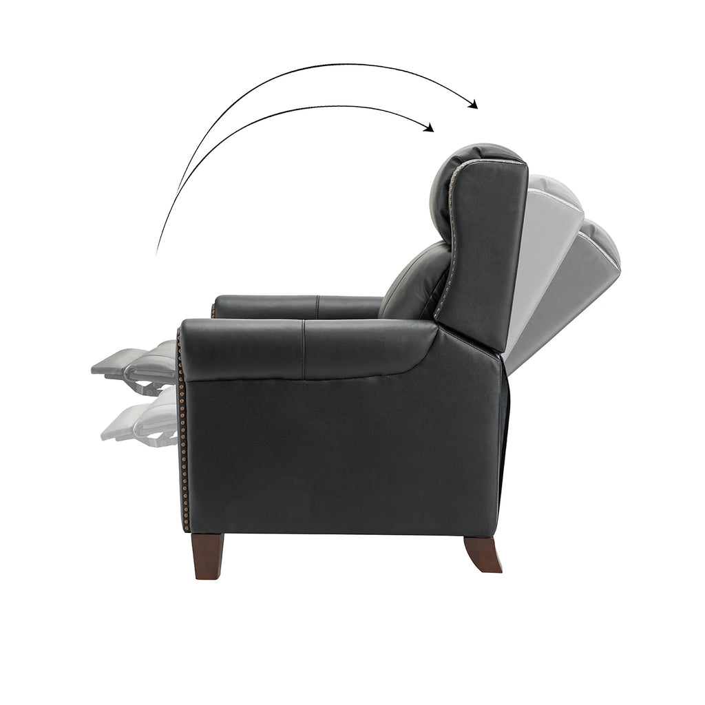 #Luxury Solid Wood Living Room Recliner Chairs Comfortable and Elegant