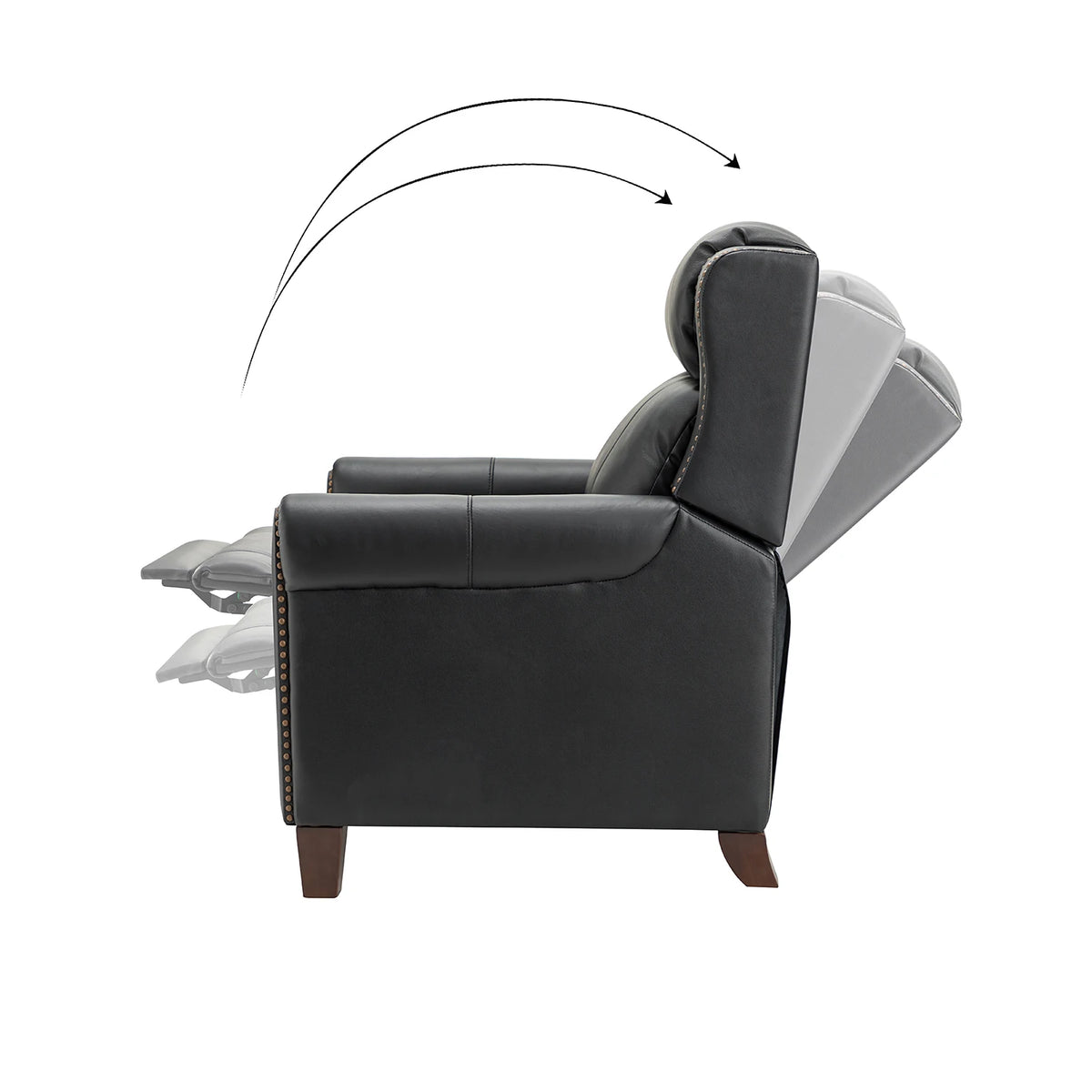 #Luxury Solid Wood Living Room Recliner Chairs Comfortable and Elegant