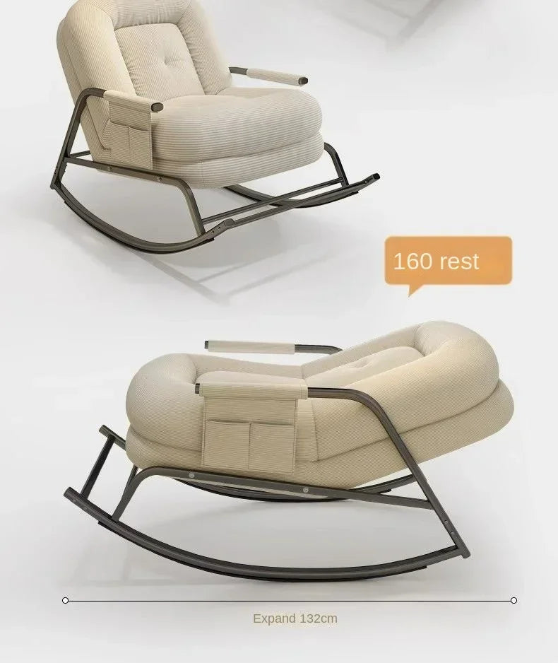 Lazy rocking chair Lazy sofa Home balcony Leisure living room Siesta chair Single Internet celebrity bedroom Siesta recliner