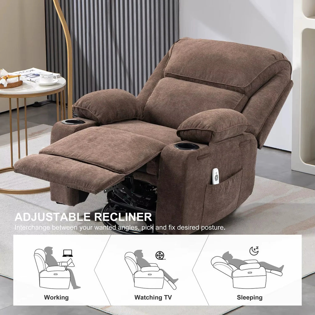 Recliner Chair Manufacturer Wholesale With Remote Control Massage Heating Function Adjustable Electrical Sofa  for Living Room